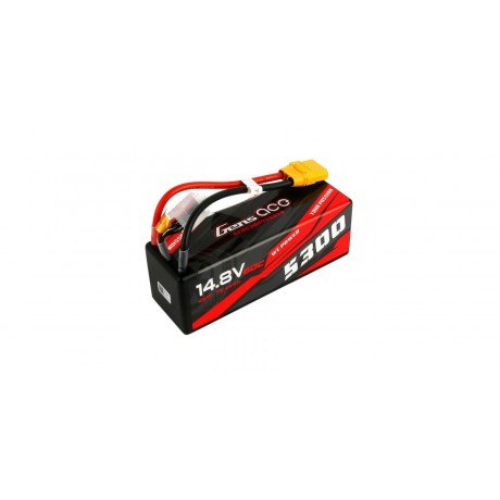GENS ace Battery LiPo 4S 14.8V-5300-60C(XT90) 139x46x49mm 490g